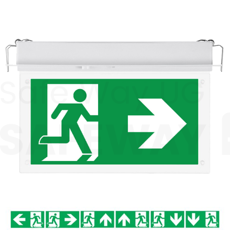 SYLVANIA Notausgangsschild LED - IP65 Wasserdicht Mit 3h Notstrom